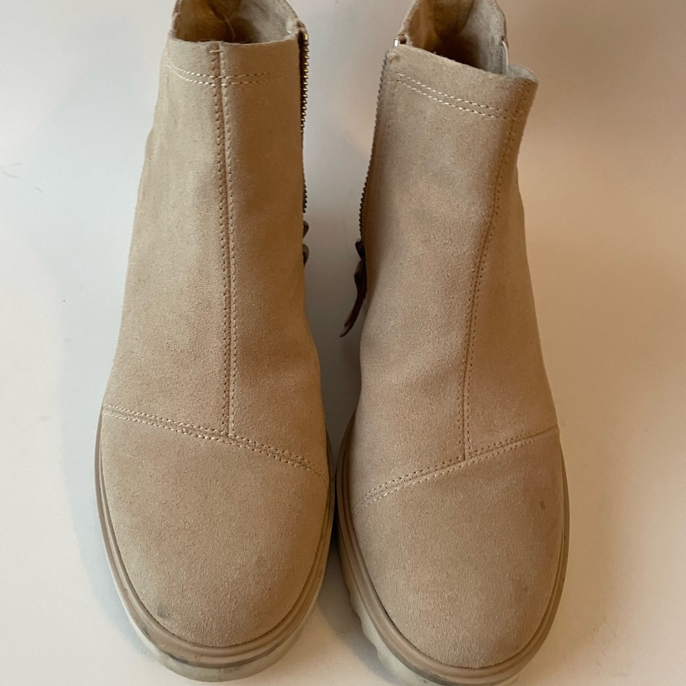 Toms Tan Ankle Boots